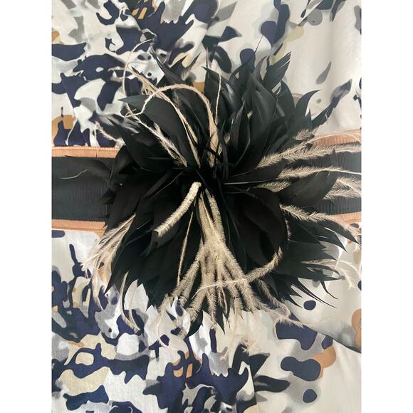 Nue by Shani V Neck Cotton Knee Length Dress size 6 - Picture 9 of 9